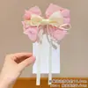 Pasador de Pelo de Cinta con Lazo Infantil Primavera Hermosos Accesorios para el Cabello 2026 Nuevo Estilo Pasador para la Parte Trasera de la Cabeza Tocado Pinza para el Cabello de Niña