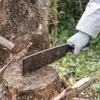Cuchillo de Cortar Madera Forjado a Mano, Hoz, Herramienta Agrícola, Cuchillo para Partir Leña, Cuchillo para Cortar Árboles, Cuchillo de Corte para Montaña, Cuchillo Gancho Forjado de Acero al Manganeso, Doble Propósito para Cortar y Hachar