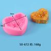 Ferramentas para Fazer Velas Aromáticas Formato de Flor de Amor Dia dos Namorados DIY Forma de Silicone para Bolo Mousse de Chocolate
