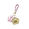 Llavero de Oro Puro 999 con Forma de Moneda Colgante para Bolso Venta al por Mayor Recuerdo Promoción en Transmisión en Vivo Regalo