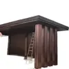 Fabricante del Pabellón de Metal de Shanghái proporciona construcción a medida de pabellones con forma de arco de placa única de aluminio de doble curvatura para paisajismo de jardines
