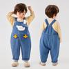 Dudu Baby Peto 2025 Otoño Nuevo Camiseta de Niño Pantalones Casuales de Primavera para Niña Ropa Infantil de Moda