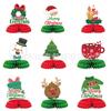 Feliz Navidad Decoraciones para Fiesta Temática Navideña Suministros Tarjeta de Navidad Adornos de Panal