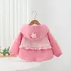 Chaqueta con capucha de manga larga para niñas para primavera y otoño, modelo nuevo elegante y a la moda para niñas jóvenes y bebés, cortavientos de otoño