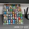 Suporte de Exibição de Carrinhos de Brinquedo Infantil em Estoque 1:Caixa de Armazenamento de Carros de Liga Leve Hot Wheels 64 Prateleira Escalonada Multicamadas