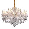 Lustre de cristal para sala de estar Luxo europeu elegante casa LED Villa americana Hall sala de jantar quarto escritório lâmpadas