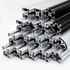 Perfil de alumínio 3030 padrão europeu perfil de liga de alumínio industrial linha de montagem alumínio 3060 estrutura de equipamento de bancada acessórios