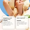 Creme protetor de arroz transfronteiriço para isolamento externo UV à prova d'água hidratante refrescante para a pele não pegajoso creme protetor