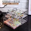 Caja de Joyería Transparente Tipo Cajón Modelo Nuevo 2026 Acrílico Caja de Almacenamiento para Collares de Cuentas, Pendientes, Aretes