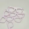 Gafas Pintadas de Colores, Cuentas de Dibujos Animados Lindas, Accesorios para Cadena de Teléfono Móvil, Accesorios DIY de Aleación, Accesorios para Ropa, Colgantes