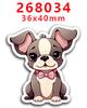 2023 nuevo parche de resina acrílica lazo adorables pegatinas decorativas refrigerador PR267332