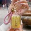 Llavero de Oro Puro 999 de la Princesa Colgante para Bolso o Teléfono 20Mg Regalo para Mejor Amiga o Novia