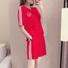 Traje deportivo reductor de edad de talla grande para mujer, ins Amazon transfronterizo, verano nuevo, conjunto de dos piezas de manga corta y shorts