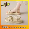 Sandalias Estilo Hada de Celebridad de Internet para Mujer, Nuevo Modelo 2026, Súper Suaves y Cómodas, Versátiles con Faldas, Sandalias Planas, Zapatos de Playa Ultra Suaves
