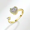 Anillo de Amor de TikTok Moda Femenina Japonesa y Coreana Celebridad de Internet Personalidad Anillo Giratorio de Descompresión Novia Fashionista Joyería Ajustable