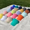 Gorra de Béisbol Lisa Fina de Secado Rápido para Mujer, Gorra Deportiva Suave para Correr al Aire Libre para Hombre, Gorra de Protección Solar de Color Caramelo para Parejas