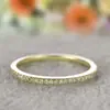 Moda Estilo Coreano Anel Simples de Diamante de Uma Fileira Popular na Internet Estilo Ins Anel Totalmente Cravejado Micro-incrustado Joia Mini Elegante Versátil