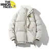Tendencia de Moda de Invierno Nuevo Europeo y Americano Unisex Cuello Alto Algodón Abrigo Comercio Exterior Masculino Casual Polar Cálido Pareja Chaqueta de Algodón