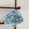 Ramo Simululado Flor de Hortensia Simulada Color Dopamina Adornos de Decoración para el Hogar y Bodas Arreglo Floral en Jarrón