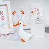 Pato Feliz Ping An Decoração de Mesa Presente de Feriado para Amigos Homens e Mulheres Decoração de Casa Adereços de Fundo para Fotografia