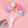 Estilo ins estilo coreano Urso coelho animal decoração de bolo de aniversário Cartão Paz Alegria mesa de sobremesas copo de papel plug-in