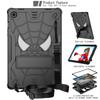 Para Samsung Tab A9 X110 color de contraste caricatura silicona PC soporte anticaída funda plana A9 Plus cubierta protectora
