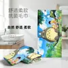 A toalha de banho Totoro de Hayao Miyazaki é de secagem rápida e absorvente, adequada para esportes, fitness e natação na praia.
