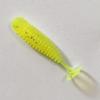 Isca Soft com Formato de Onda e Cauda em T com Textura de Peixe, Minhoca Micro Soft para Pesca em Locais com Obstáculos, Anzol com Cabeça de Chumbo, Isca Imitação de Larva com Cauda em T