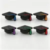 Suministro exclusivo transfronterizo de tapas para bolígrafos de gorro de graduación de goma suave de PVC, regalos de temporada de graduación de dibujos animados, venta directa del fabricante