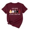 Camiseta de manga corta con cuello redondo para mujer, estilo europeo y americano, de Amazon Wish Independent Station, verano, crío pollos