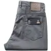 Pantalones para Hombre 2025 Nuevos Resistentes al Desgaste Sin Planchar Tecnología de Lavado y Encogimiento Bolsillos Cinco Bolsillos Verano Delgados Rectos Casuales para Hombre