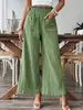 2026 Site independente de comércio exterior transfronteiriço europeu e americano roupas femininas shein Amazon temu novas calças retas casuais de cor sólida