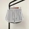 Shorts Esportivo Color Block de Verão para Mulheres, Tamanho Plus, Caimento Solto, Adequado para Fitness, Corrida, Yoga, Pernas Largas Casuais Versáteis