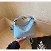 Padrão Trançado Estilo Coreano 2026 Grande Capacidade Verão Novo Tendência Moda Texturizado Fivela de Trava Bolsa de Mão Transversal Ombro Pequena Quadrada