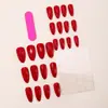 Unhas Postiças Removíveis Estilo Ins Amêndoa 3D Estéreo Rombus Multifacetado Olho de Gato Branco Vermelho