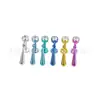 Pendientes de Zirconio Cilíndrico de Aleación de Titanio F136 Zoro Colgantes de Gota de Agua Clavos para Hélice G23 Titanio Piercings con Rosca Interna