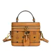 Bolso de Mano de Seda Vintage con Monograma, Bolso Femenino de Lujo Ligero, Nuevo Bolso Caja de Moda 2025 para Viajes, Bolso de Hombro Único Cruzado
