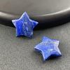 Pingente Estrela de Seis Pontas de Lápis-Lazúli Mais Vendido no Exterior, Suprimentos do Fabricante Cabochão de Lápis-Lazúli Natural Liso de Fundo Plano Oval
