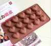 Molde para Assar DIY Dia dos Namorados Coração de Silicone Chocolate Resistente a Altas Temperaturas Silicone Gelatina Pudim Sabonete Artesanal Molde