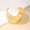 Pulseira de Aço Titânio Feminina Estilo Simples Personalizada Transfronteiriça Europeia e Americana Design de Nicho de Alto Padrão Joia de Pulseira Versátil da Moda