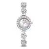 Reloj de Cuarzo Kangluowei que Cambia la Fortuna Joyería Accesorios de Reloj para Mujer Moda Reloj Incrustado con Piedra de Sirena D693