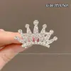 Elegante Accesorio para el Cabello de Princesa de Alto Nivel para Niña Pequeña, Flequillos y Pinzas para el Cabello Infantiles, Peine Pinza de Corona para Niñas