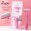 Amor minha vidaTOP raspador de lâmina de seis camadas T-type rake faca aço inoxidável mulheres barbear axila perna depilação faca SY310