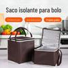 Bolsa Térmica Personalizada para Bolos de Café, Bolsa Térmica Especial para Delivery, Bolsa Refrigerada, Folha de Alumínio, Portátil, Impermeável para Sorvete