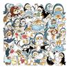 50 Adesivos de Gato Tubarão Adesivos Mochila Decoração Traseira Adesivos Cartoon Isolamento