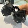 Pinza para el Cabello Exquisita Estilo Coreano Lazo Pequeño Pedrería Pinza de Garra Grande Accesorios para el Cabello Adornos para la Cabeza Pinza para el Cabello Versátil de Temperamento