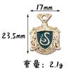 Medalla Logo Academia de Magia Aleación Goteo de Aceite DIY Accesorios de Joyería Aretes Colgante Joyería Colgante para el Cabello