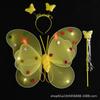 Brinquedos infantis Asas de borboleta Asas de borboleta luminosas Asas de borboleta de lantejoulas Asas de borboleta de camada dupla Asas luminosas