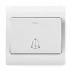 Panel de enchufe de pared con interruptor para el hogar tipo 86 panel oculto enchufe de pared de cinco orificios tipo británico panel de enchufe USB