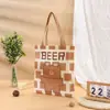 Bolsas de Lona Edição Limitada Dia das Crianças em Estoque, Sacolas para Lanches de Presente para Crianças do Jardim de Infância, Bolsas Tote para Presente